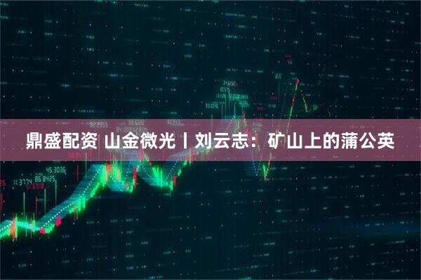鼎盛配资 山金微光丨刘云志：矿山上的蒲公英